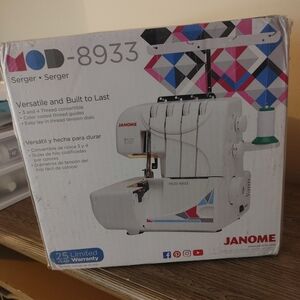 New In Package Janome MOD-8933 Serger Sewing Machine